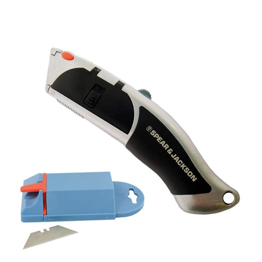 Spear & Jackson Utility Knife with 100 Blade Pack