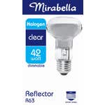Mirabella Halogen Reflector Globe R63 42W ES Clear