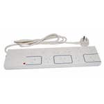 HPM 10A 12 Outlet Power Board White