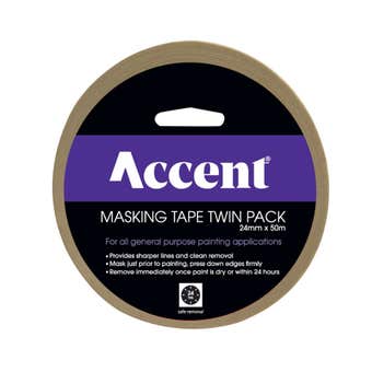 Accent Masking Tape Twin 24mm x 50m