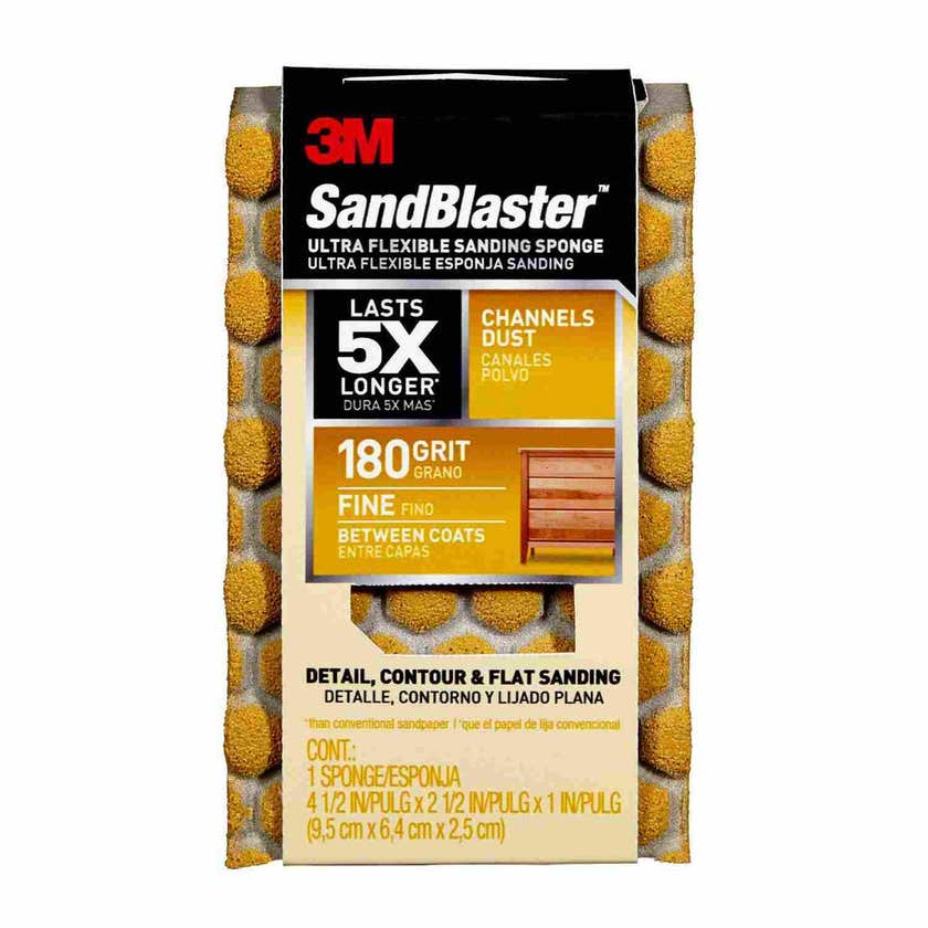 Sandblaster Ultra-Flexible Sanding Block 180g