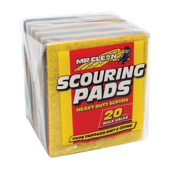 Mr Clean Scouring Pads - 20 Pack