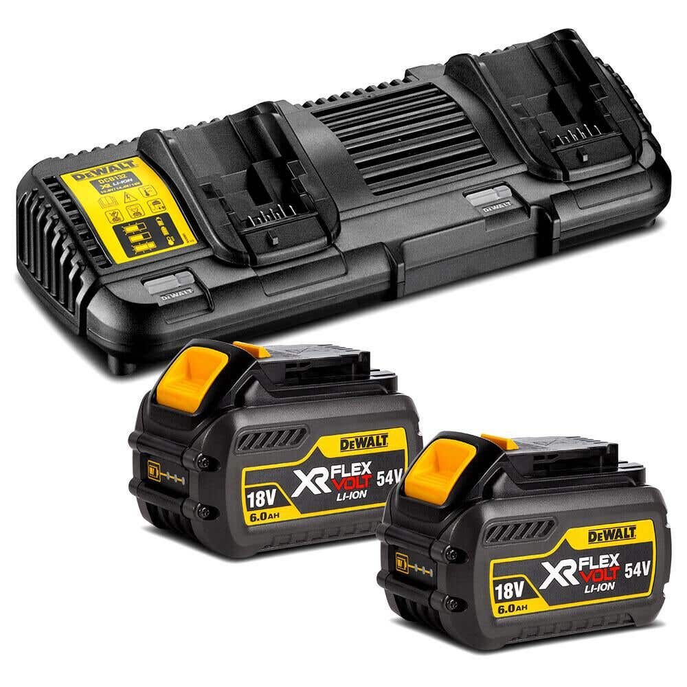 DEWALT 18 54V FlexVolt 6.0Ah Dual Port Battery Charger Kit