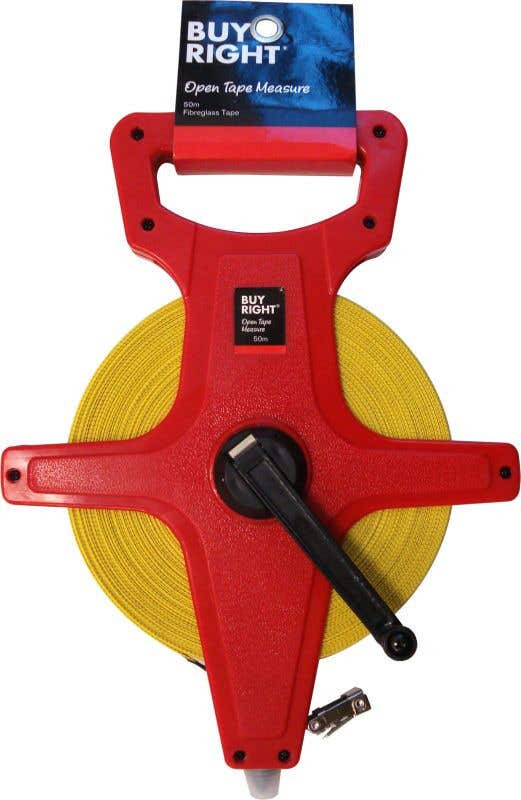 Buy Right 50 Metre Open Tape Measure