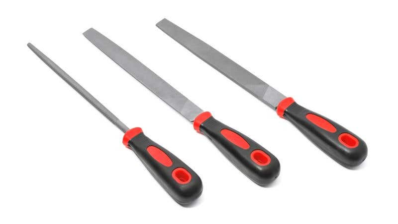 Metal clearance file set