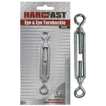 Hardfast Eye & Eye Turnbuckle Galvanised 5mm