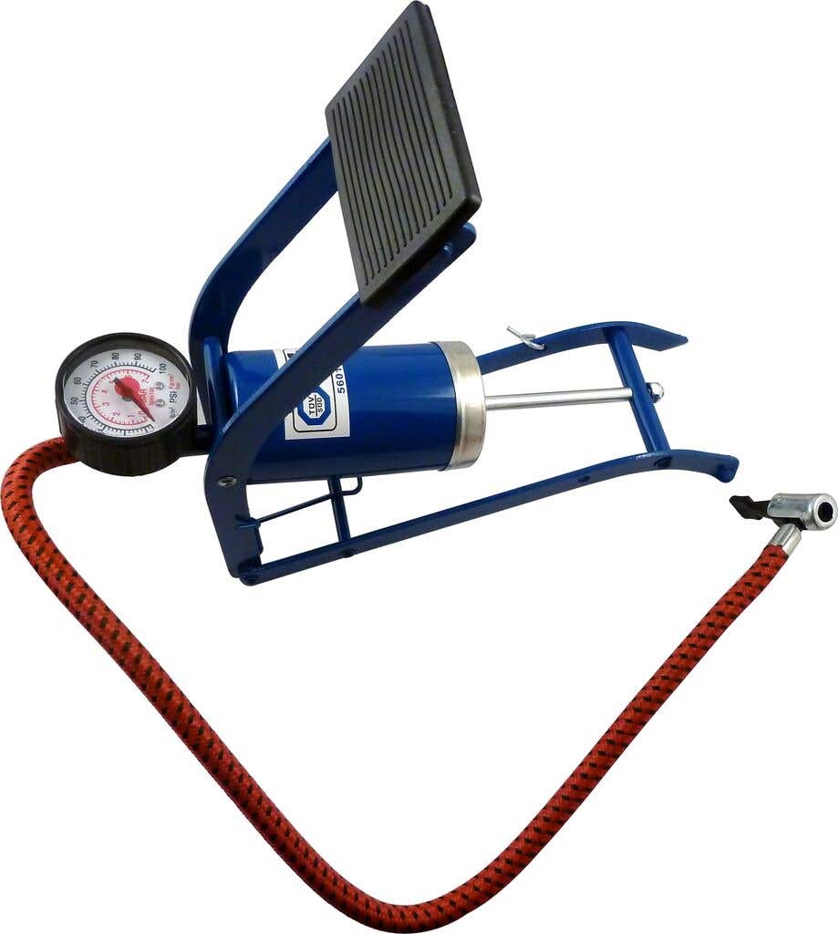 Work Force Foot Pump With Gauge