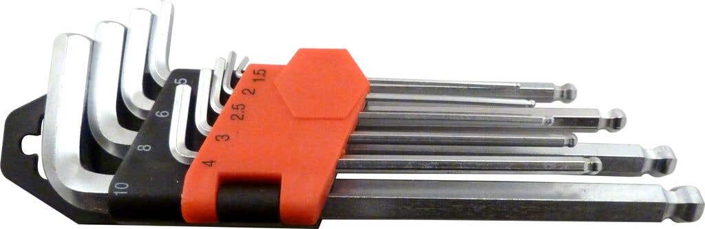 Work Force Metric Ball Allen Key Set 9 Piece