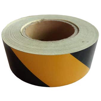 Medalist Reflect Adhesive Tape Yellow & Black 50mm x 10m
