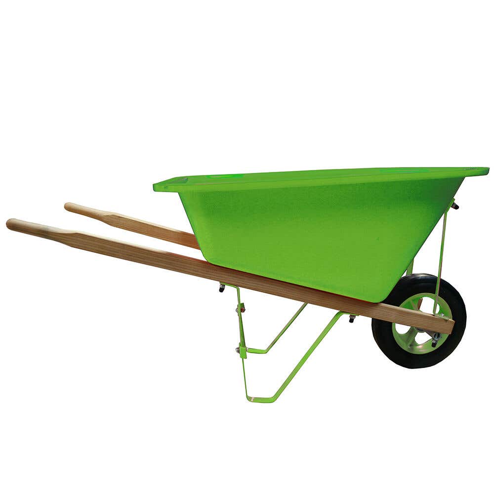 Metal outlet toy wheelbarrow