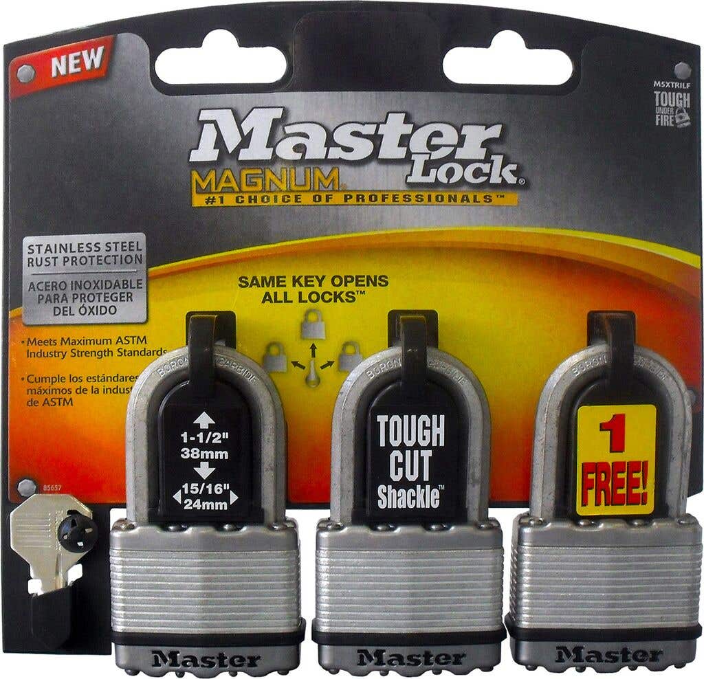 Master hot sale lock magnum