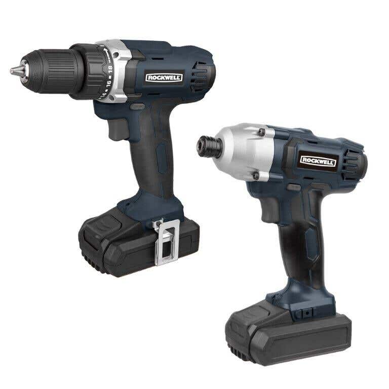 Rockwell 18V Drill and Impact Driver 2 Piece Kit