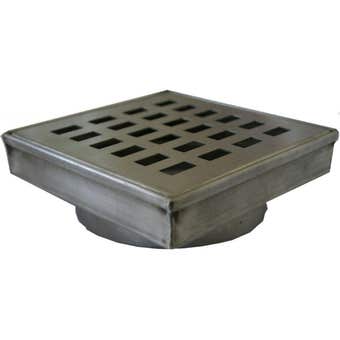 Hayman Stainless Steel Floor Drain Rectangle Cover 110MM