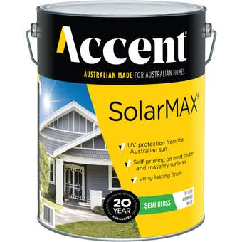 Accent SolarMAX Exterior Semi Gloss White 10L