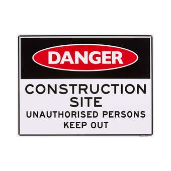 Sandleford Construction Site Sign 450 x 600mm