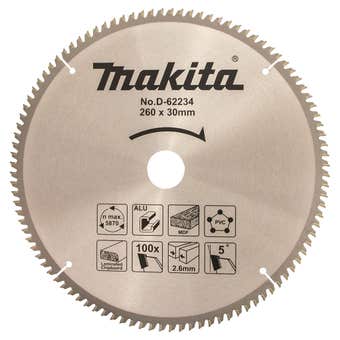 Makita Multi Cut TCT Saw Blade 100T 260 x 30mm