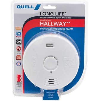 Quell Long Life Photoelectric  Smoke Alarm for Hallway with Escape Light