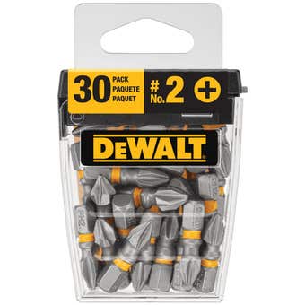 DeWALT Max Impact Drill Bit PH2 25mm - 30 Pack