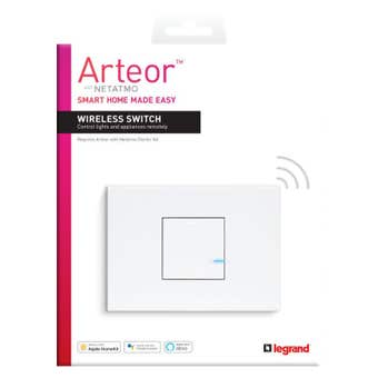 Legrand Arteor Smart Wireless Master Switch 1 Gang Horizontal