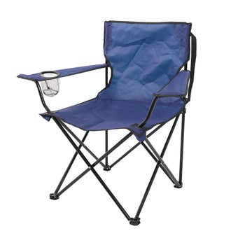 Folding Camp Chair Blue