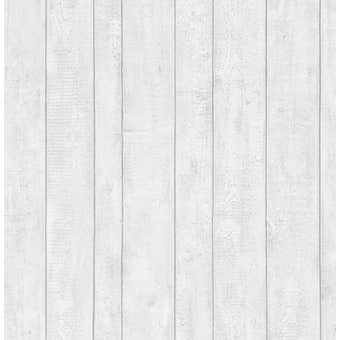 Contour Wallpaper White Plank 10m x 520mm