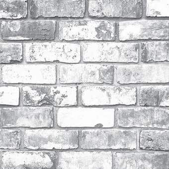 Superfresco Easy Wallpaper White Brick 10m x 520mm