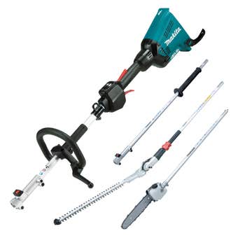 Makita 36V (18Vx2) Brushless Multi-Function Power Head, Pole Hedge and Saw Skin