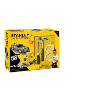 Stanley Junior Classic 3 Piece & 2 Wood Kit Tool Set