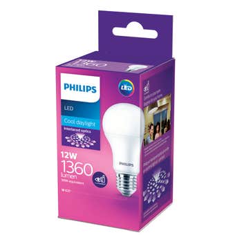 Philips LED Globe ES 12W (98W) 1360lm A60 Cool Daylight