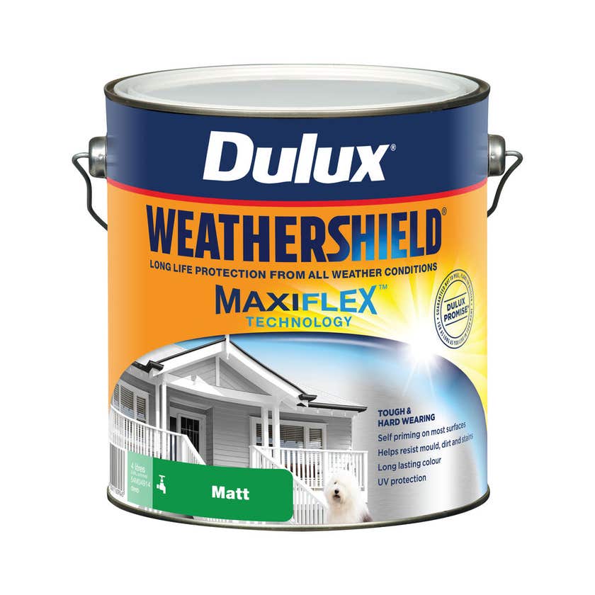 Dulux Weathershield Exterior Matt Deep Base 4L