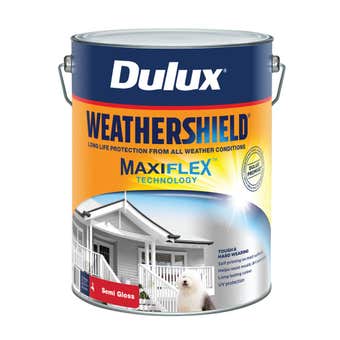 Dulux Weathershield Exterior Semi Gloss Ultra Deep Base 10L