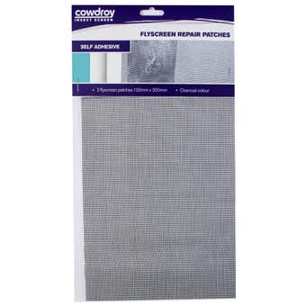 Cowdroy Flyscreen Repair Patches 150 x 200mm 3 Pack