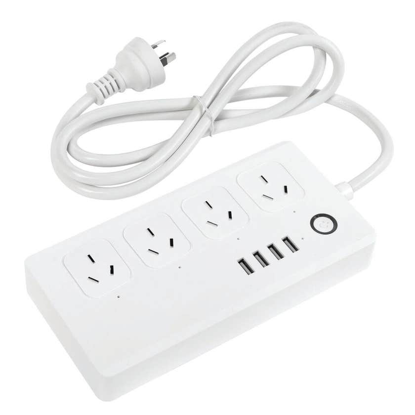 BrilliantSmart Wi-Fi 4 Port Powerboard with USB Charger Lisbon