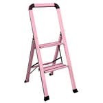 Faulkner 2 Step Euro Ladder 100kg Domestic Pink