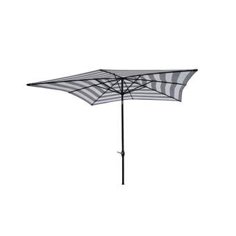 Aluminium Market Umbrella Black & White 2.5m