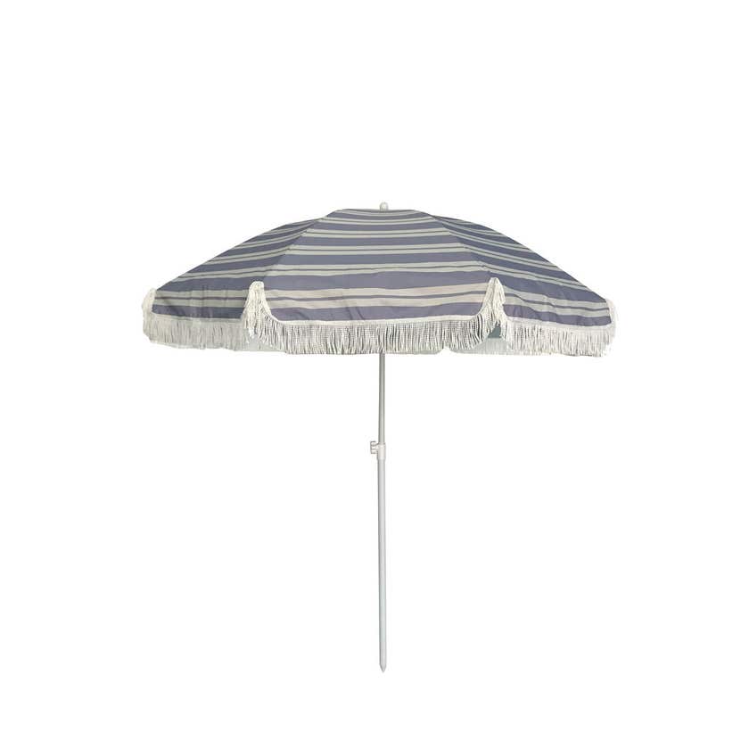 Beach Umbrella with Tassels Assorted Colours 1.8m