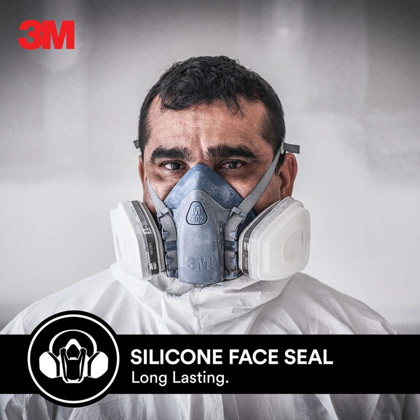 3M Cool Flow Painter Protection Face Mask