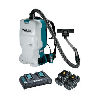 Makita 18V Brushless 4 x 6.0Ah Backpack Vacuum Kit DVC660G4X1