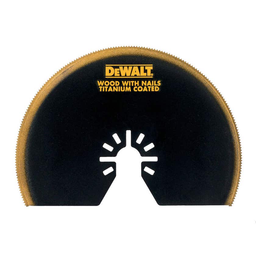 DeWALT Semicircle Multi Tool Blade Wood/Nails 102mm