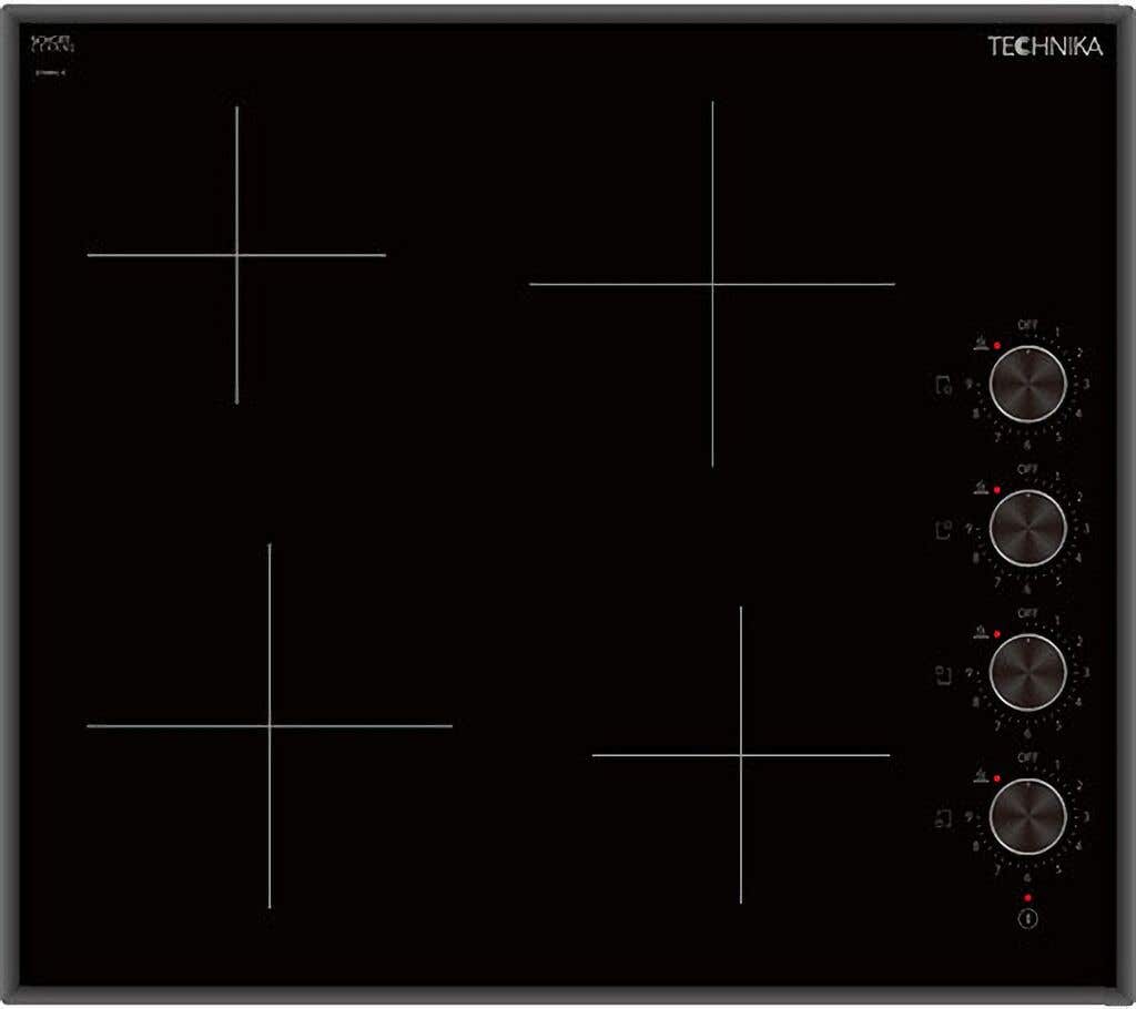 Technika 4 Zone Ceramic Cooktop Knob Control 600mm | Mitre 10