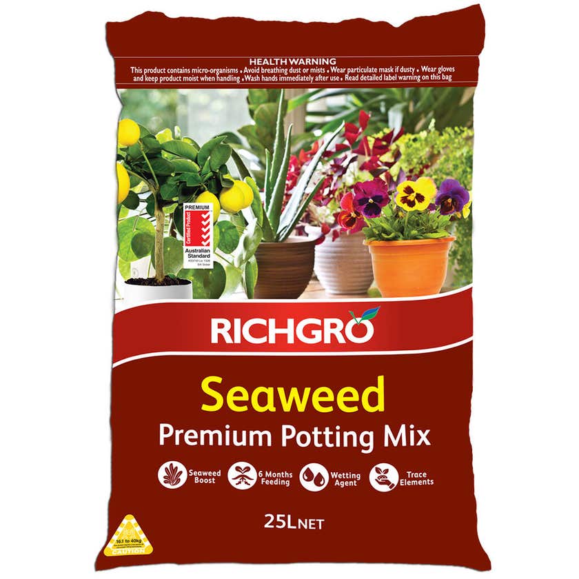 Richgro Premium Seaweed Potting Mix 25L