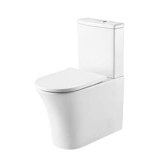 Oliveri Dublin Back to Wall Toilet Suite White