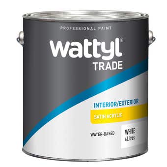 Wattyl Trade Satin White 4L