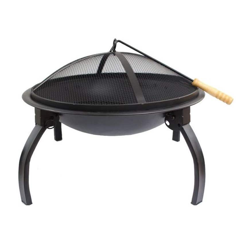 Fire Pit with Mesh Lid 550mm