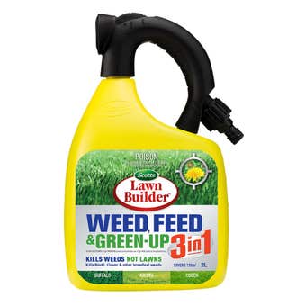 Scotts Lawn Builder™ 3in1 Weed, Feed & Green Up Liquid Lawn Fertiliser 2L