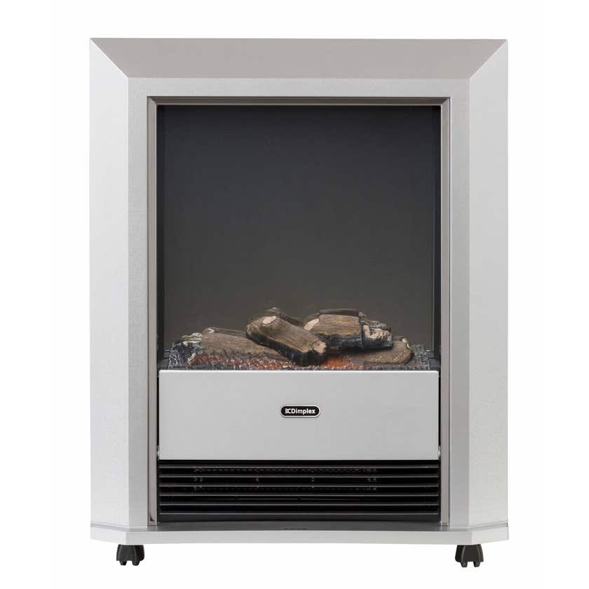 Dimplex 2kW Optiflame Portable Electric Fire Lee Silver