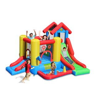 Happy Hop 7-In-1 Inflatable Bounce Playhouse
