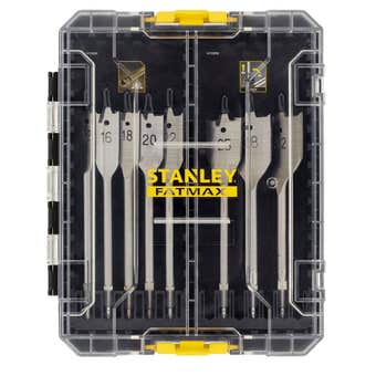 Stanley FatMax 8-Piece Flatwood Drill Bit Set