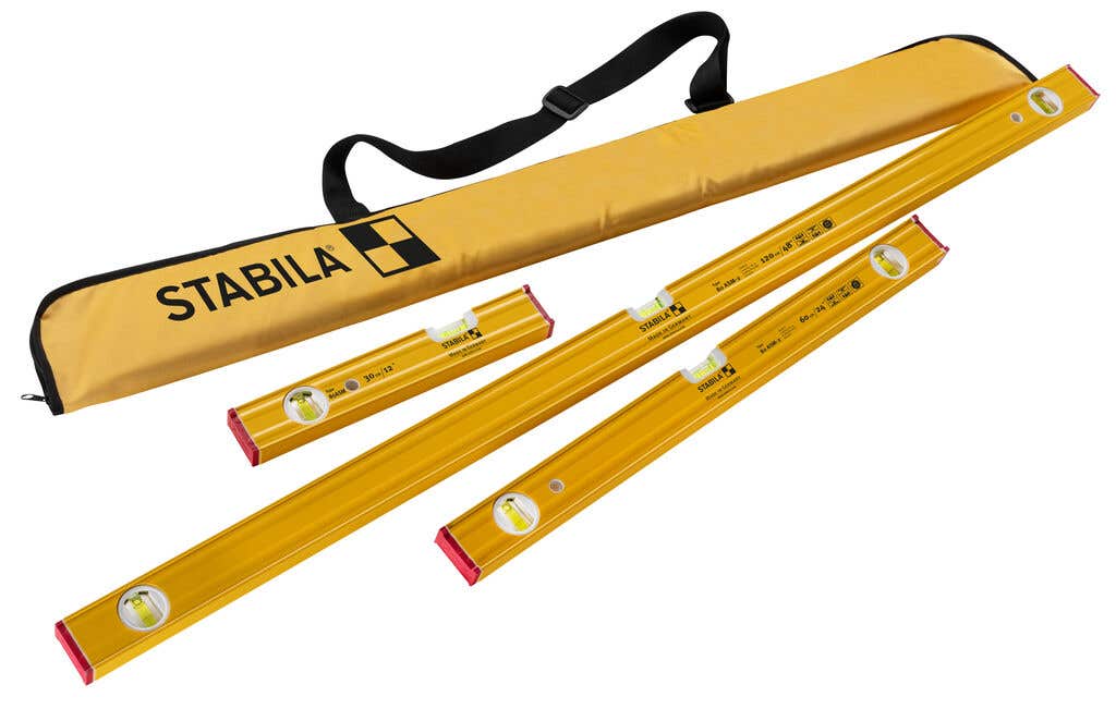 Stabila Pro Type 80 AS Spirit Level Set with Bag