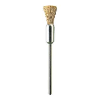PG Mini Brush Wire Brass End 5mm